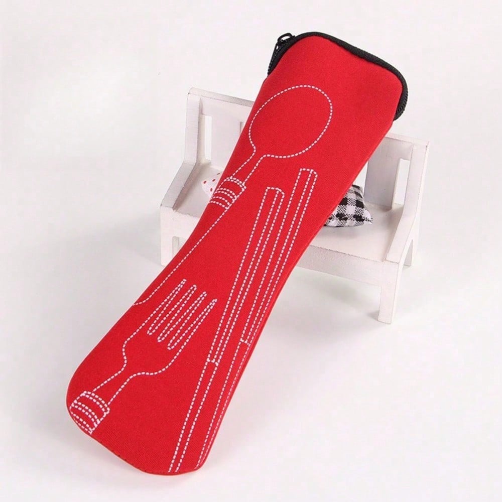 1pc Storage Box, Leak Proof Portable Fabric Cutlery Pouches, Durable Utensil Bags With Zipper, For Fork, Spoon And Knife червоний
1pc Storage Box, Leak Proof Portable Fabric Cutlery Pouches, Durable Utensil Bags With Zipper, For Fork, Spoon And Knife червоний