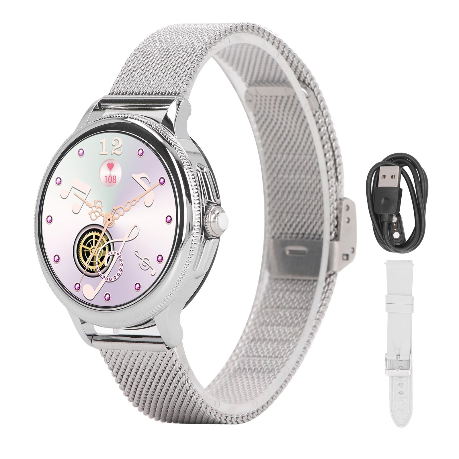 Smart Fitness Watch Bluetooth Call Menstrual Period Menstrual Period Message Reminder Music CF96 срібний
Smart Fitness Watch Bluetooth Call Menstrual Period Menstrual Period Message Reminder Music CF96 срібний