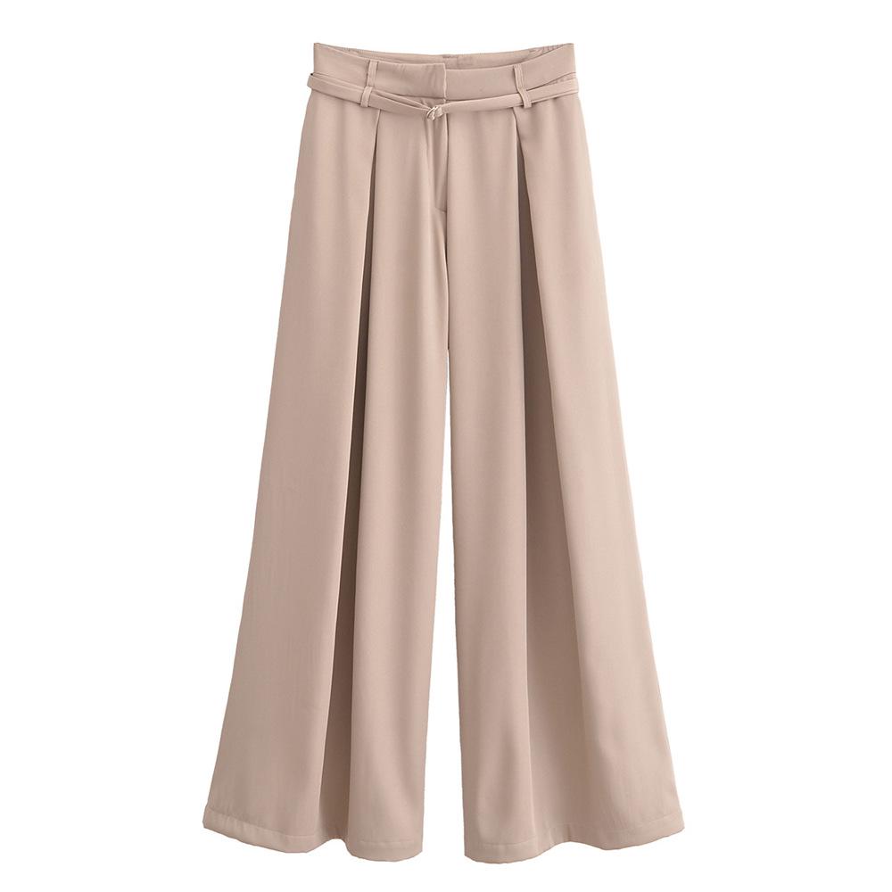 2025 Spring Women s High Waist Belted Wide Leg Pants - Slim Fit, Simple, and Loose Small
2025 Spring Women s High Waist Belted Wide Leg Pants - Slim Fit, Simple, and Loose Small