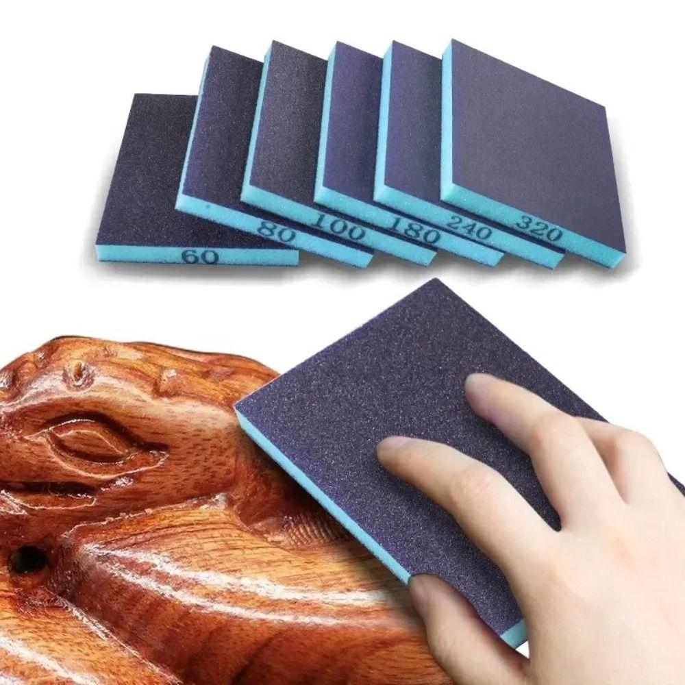 6pcs Woodworking Sanding Sponge Coarse Medium Fine Grit Abrasive Tool for Metal Wood Polishing 6 pcs
6pcs Woodworking Sanding Sponge Coarse Medium Fine Grit Abrasive Tool for Metal Wood Polishing 6 pcs