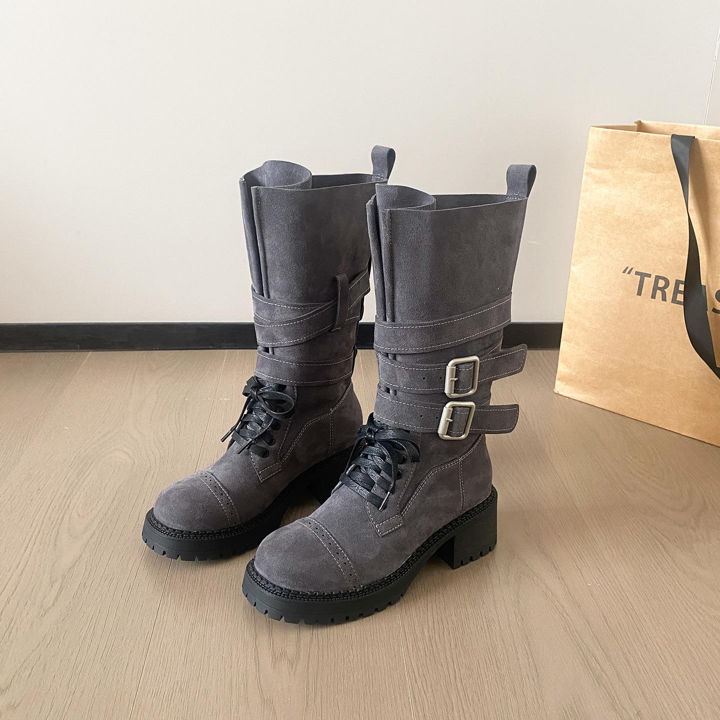 Vintage British leather Martin boots children s 2025 autumn new thick heel short boots medium high heel knight boots leather boots 40 серый
Vintage British leather Martin boots children s 2025 autumn new thick heel short boots medium high heel knight boots leather boots 40 серый