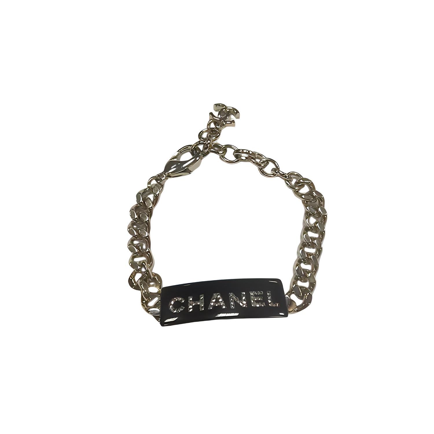 Chanel Classic Logo Rhinestone Embedded Bracelet Unisex Bracelet Black Gold AB9375-B09080-NK212 Black/Gold,F
Chanel Classic Logo Rhinestone Embedded Bracelet Unisex Bracelet Black Gold AB9375-B09080-NK212 Black/Gold,F