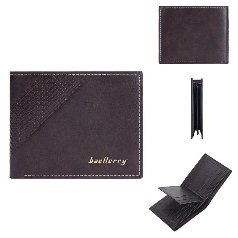 Baellerry RFID-защитный держатель для карт для мужчин, винтажный дизайн, деловые сумки для денег, модные короткие кошельки, кошелек 11.5cm*9.5cm*2cm темно-коричневого
Baellerry RFID-защитный держатель для карт для мужчин, винтажный дизайн, деловые сумки для денег, модные короткие кошельки, кошелек 11.5cm*9.5cm*2cm темно-коричневого