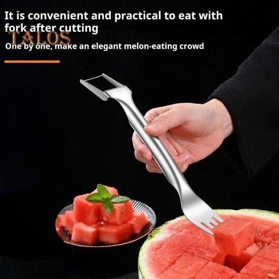 3 шт. 2-в-1 нож для арбуза из нержавеющей стали, вилка-ломтерезка, простой в использовании инструмент для резки фруктов, легкий портативный нож с двойной головкой для фруктовых вилок для дома 3 Pcs
3 шт. 2-в-1 нож для арбуза из нержавеющей стали, вилка-ломтерезка, простой в использовании инструмент для резки фруктов, легкий портативный нож с двойной головкой для фруктовых вилок для дома 3 Pcs