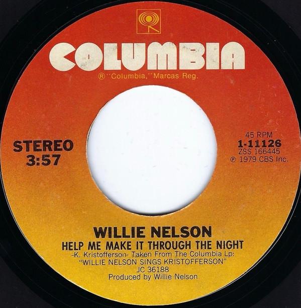 7inch Record WILLIE NELSON - Help Me Make It Through The Night 111126 COLUMBIA 1979 US Country/Folk Used
7inch Record WILLIE NELSON - Help Me Make It Through The Night 111126 COLUMBIA 1979 US Country/Folk Used