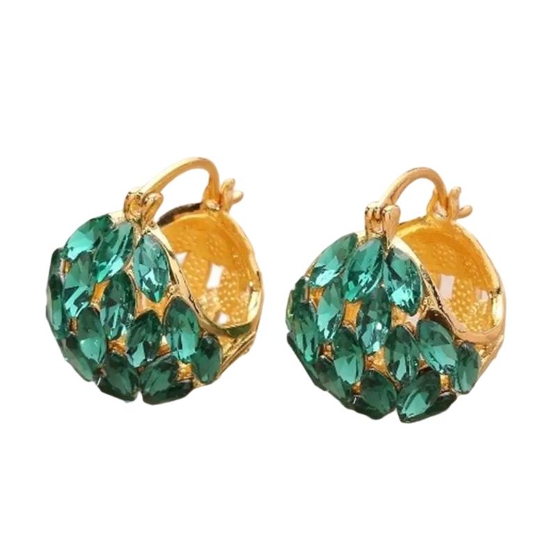 Серьги-кольца-хагги с двойным кругом для женщин, стильные свадебные аксессуары, модная эффектная бижутерия для повседневной носки зелёный
Серьги-кольца-хагги с двойным кругом для женщин, стильные свадебные аксессуары, модная эффектная бижутерия для повседневной носки зелёный