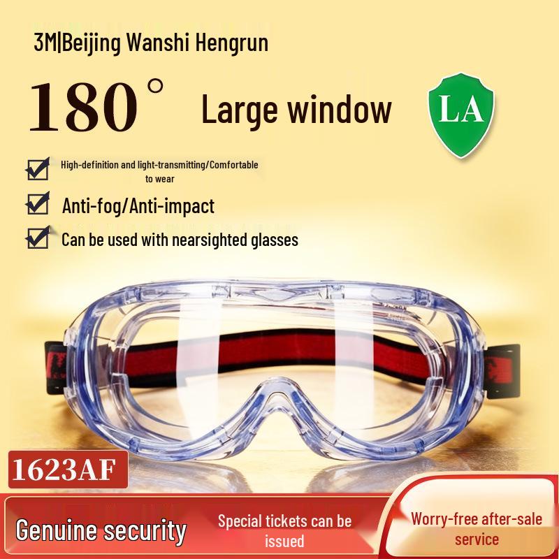 3M 1623AF Anti-Fog, Dustproof, Windproof, Sandproof, Impact-Resistant Goggles for Use with Prescription Glasses.
3M 1623AF Anti-Fog, Dustproof, Windproof, Sandproof, Impact-Resistant Goggles for Use with Prescription Glasses.