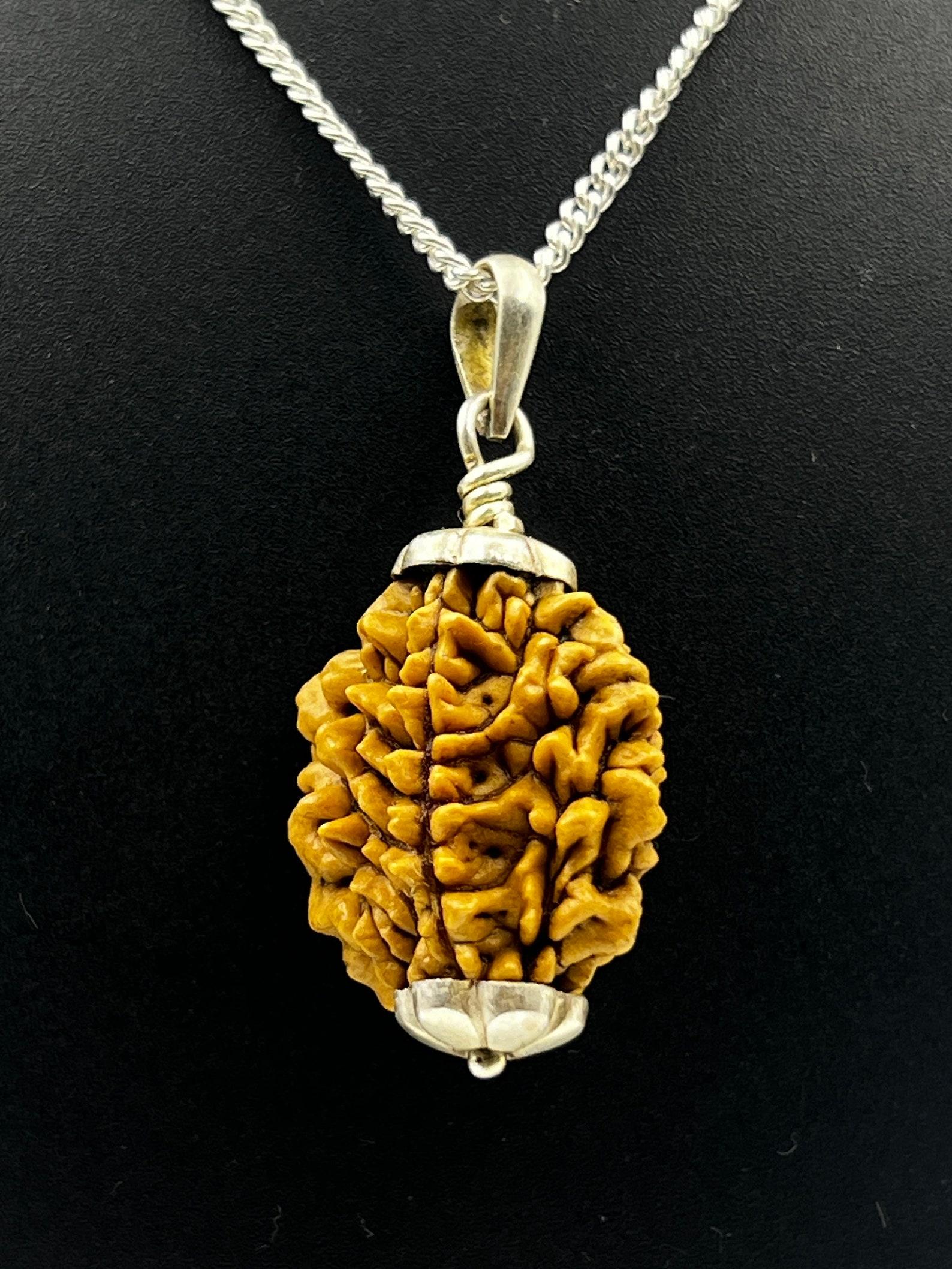 Натуральний 2-мукхі Рудракша 925 Срібний Підвіс | Підвіс для Любові, Зв язку, Внутрішнього Спокою та Емоційної Сили | Органічний та Сертифікований Лабораторією коричневий
Натуральний 2-мукхі Рудракша 925 Срібний Підвіс | Підвіс для Любові, Зв язку, Внутрішнього Спокою та Емоційної Сили | Органічний та Сертифікований Лабораторією коричневий