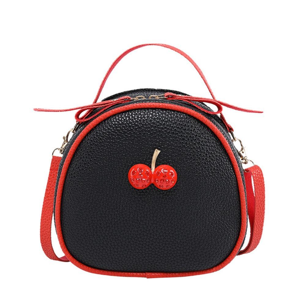Fashion Cherry Design Messenger Bag PU Leather Small Size Shoulder Bag Simple Korean Style Tote Bag Ladies
Fashion Cherry Design Messenger Bag PU Leather Small Size Shoulder Bag Simple Korean Style Tote Bag Ladies