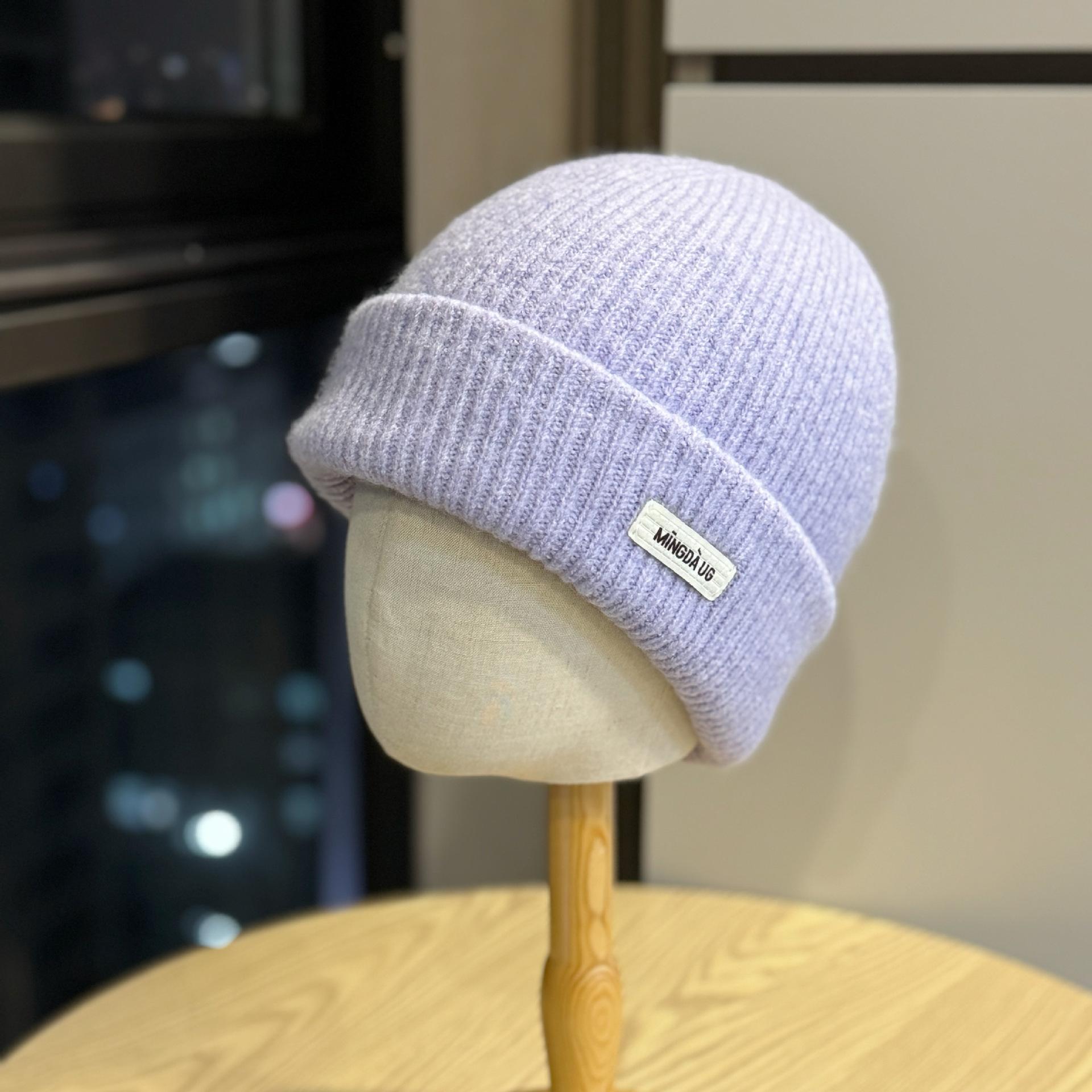 New knitted hat for women, Korean style, trendy with letter leather tag, warm pullover hat, thin ear-protecting cold weather hat for autumn and Adult54-60Average Size фіолетовий
New knitted hat for women, Korean style, trendy with letter leather tag, warm pullover hat, thin ear-protecting cold weather hat for autumn and Adult54-60Average Size фіолетовий