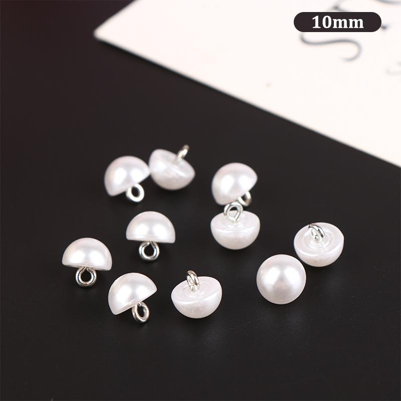 10 Pcs 10mm/12mm Mushroom Faux Plastic Shirt Semicircle Pearl Buttons Shank Button For Clothing Decorative Mini Sewing DIY
10 Pcs 10mm/12mm Mushroom Faux Plastic Shirt Semicircle Pearl Buttons Shank Button For Clothing Decorative Mini Sewing DIY