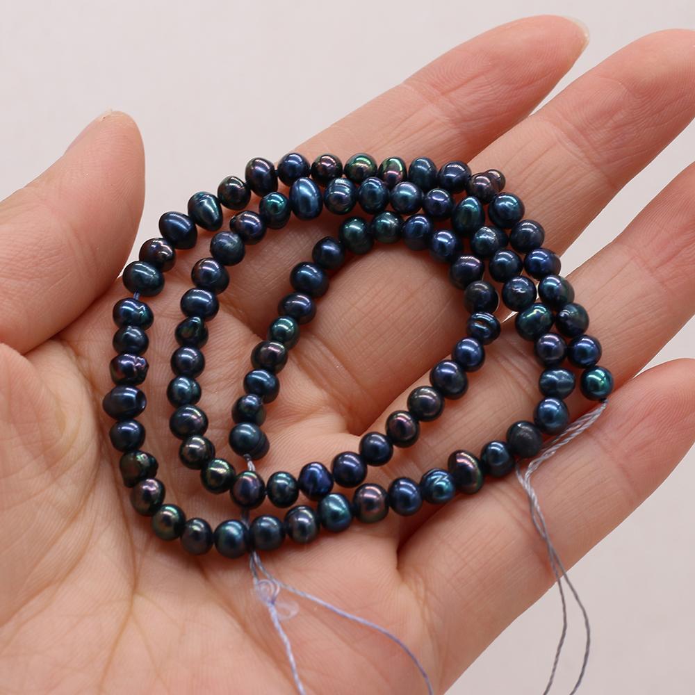 1String, Near Round Pearl 4-5mm, Fashion Women Natural Freshwater Pearl Beads for Jewelry Making DIY Crafts, Luxury Bulk Gifts 36cm 1String/4-5mm-36cm чёрный
1String, Near Round Pearl 4-5mm, Fashion Women Natural Freshwater Pearl Beads for Jewelry Making DIY Crafts, Luxury Bulk Gifts 36cm 1String/4-5mm-36cm чёрный