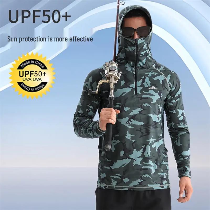 SBART Outdoor Ice Silk Long Sleeve Fishing Shirt with Neck Gaiter 3XL
SBART Outdoor Ice Silk Long Sleeve Fishing Shirt with Neck Gaiter 3XL