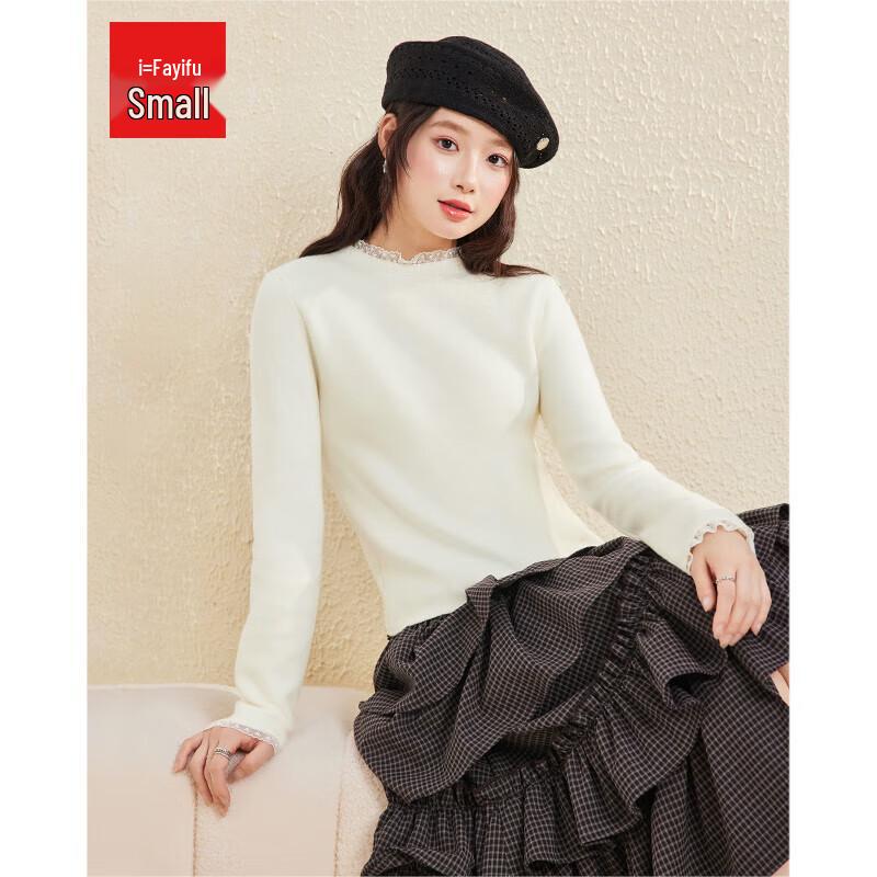 IEF French Style Lace Spliced Plus Velvet Knit Top L
IEF French Style Lace Spliced Plus Velvet Knit Top L