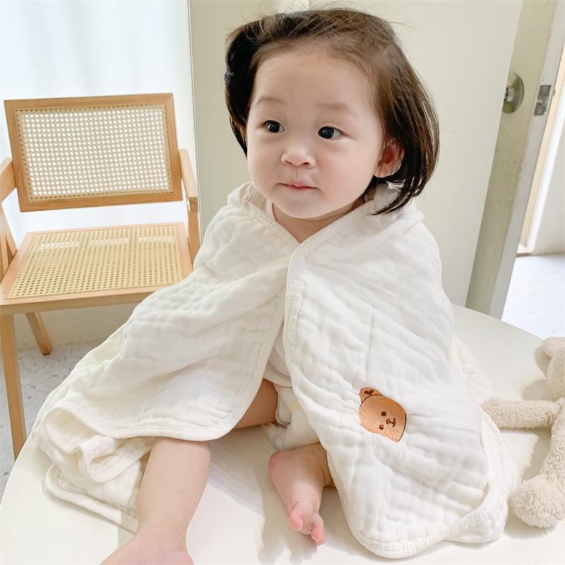 New Baby 100% Cotton Grade A Six-Layer Hooded Towel & Cape for Infants & Toddlers 70x90 cm
New Baby 100% Cotton Grade A Six-Layer Hooded Towel & Cape for Infants & Toddlers 70x90 cm