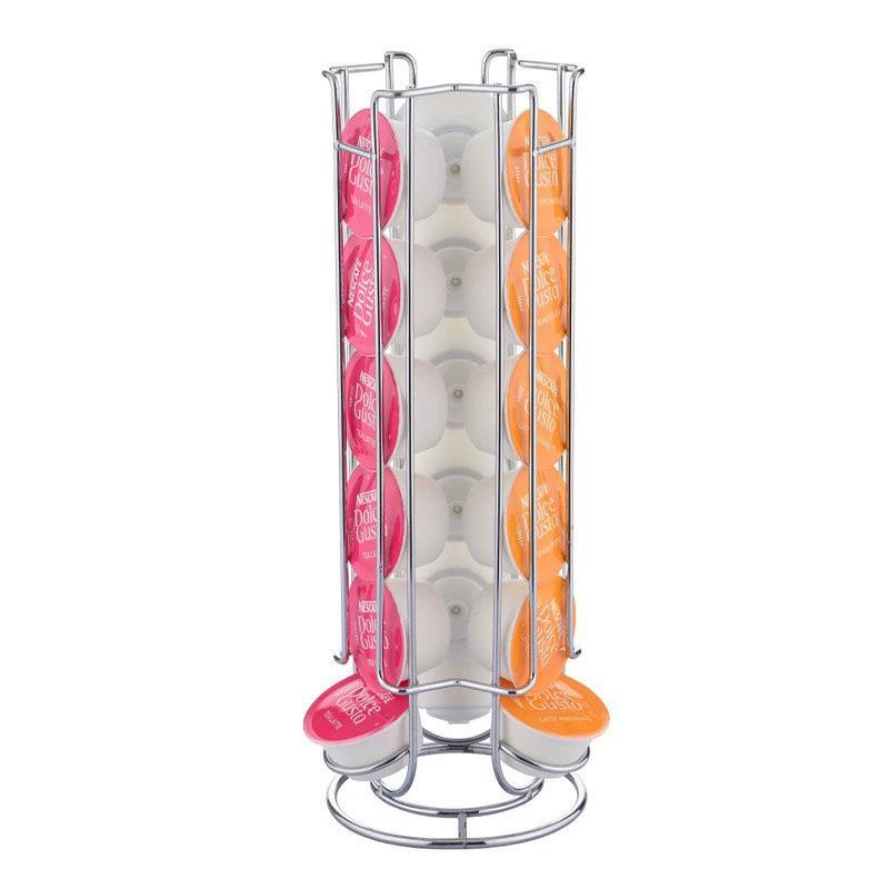 Large Capacity 24-Capsule Metal Coffee Holder - Space-Saving Organizer opp bag package
Large Capacity 24-Capsule Metal Coffee Holder - Space-Saving Organizer opp bag package