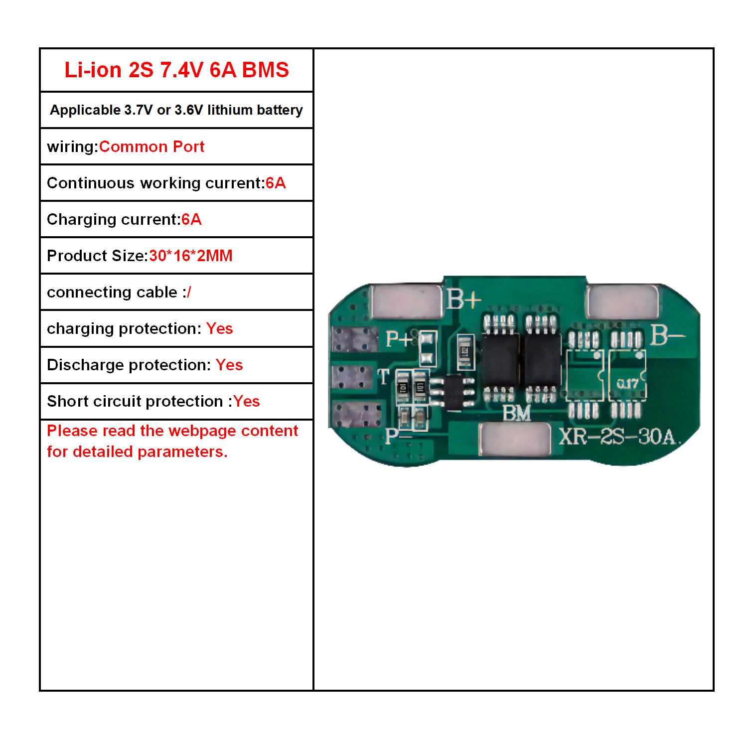 2S 3S 4S 5S 6S 7S 18650 BMS Charging Board Protect Plates 7.4V 12V 18V 24V Li-ion Lithium Battery Protection Circuit Module 3 PCS
2S 3S 4S 5S 6S 7S 18650 BMS Charging Board Protect Plates 7.4V 12V 18V 24V Li-ion Lithium Battery Protection Circuit Module 3 PCS