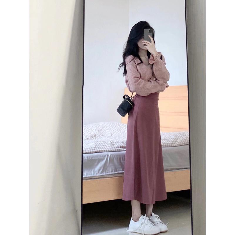 2023 Spring Women s Gentle Style Knitted Cardigan & High Waist Slimming Midi Skirt Set XL 110-120 lbs
2023 Spring Women s Gentle Style Knitted Cardigan & High Waist Slimming Midi Skirt Set XL 110-120 lbs