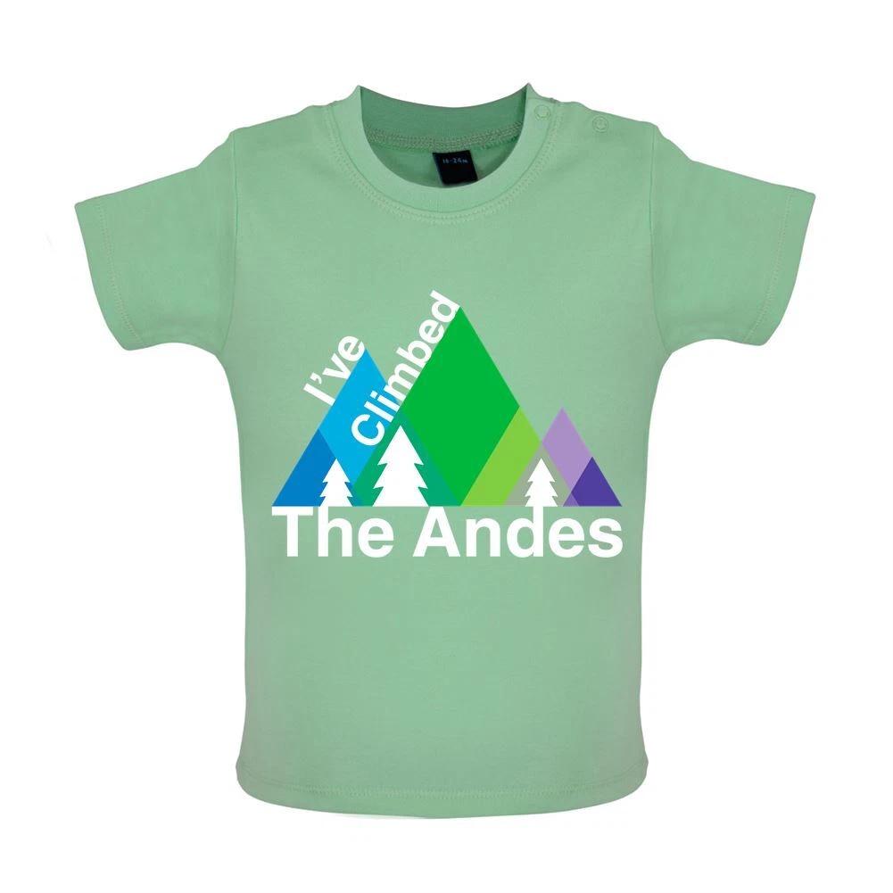 I ve Climbed The Andes - Baby Kids Boys Girls Unisex T-Shirt / Babygrow - Mountain Mountains Range 110
I ve Climbed The Andes - Baby Kids Boys Girls Unisex T-Shirt / Babygrow - Mountain Mountains Range 110
