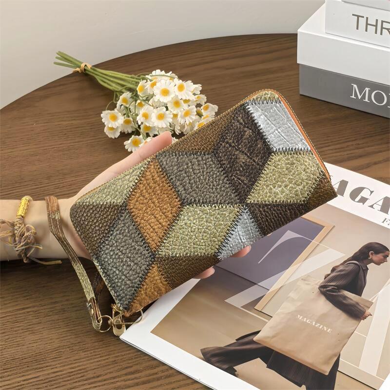 Women s Long Wallet with Zipper Leather Patchwork Tassel Wallet Large Capacity Student Money Clip Phone Pouch Mini Coin Purse
Women s Long Wallet with Zipper Leather Patchwork Tassel Wallet Large Capacity Student Money Clip Phone Pouch Mini Coin Purse