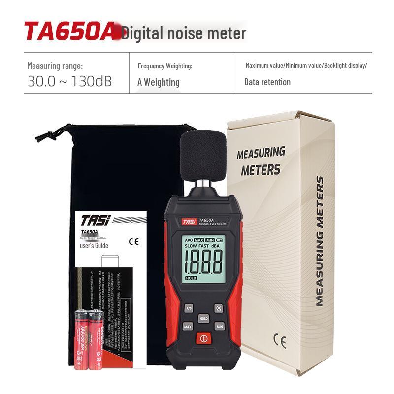 TES TA650A Sound Level Meter: Home Noise Tester & Volume Detector
TES TA650A Sound Level Meter: Home Noise Tester & Volume Detector
