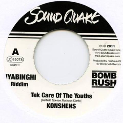 7inch Record KONSHENS / CHRISTOPHER MARTIN (3) - Tek Care Of The Youths / Journey Of SQ45011 Sound Quake 2011 Germany Reggae, Ska & Dub
7inch Record KONSHENS / CHRISTOPHER MARTIN (3) - Tek Care Of The Youths / Journey Of SQ45011 Sound Quake 2011 Germany Reggae, Ska & Dub