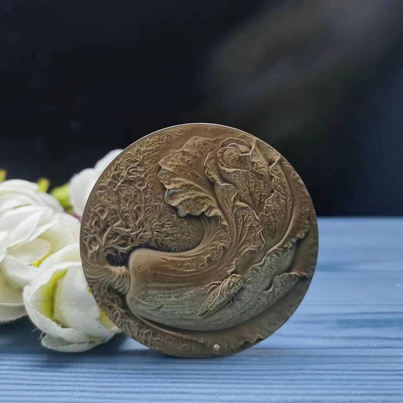 Bai Cai Da Bronze Medal, High Relief 60mm, Fu Lu Bai Cai Memorial Medal, Shenyang Made Bronze Medal, Cabbage Brass Memorial Medal
Bai Cai Da Bronze Medal, High Relief 60mm, Fu Lu Bai Cai Memorial Medal, Shenyang Made Bronze Medal, Cabbage Brass Memorial Medal