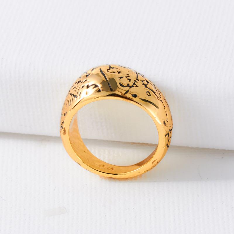 Французский дизайнер узкой ниши ab новое кольцо ретро черное золото печать широкий дизайн медное позолоченное указательное кольцо для женщин
Французский дизайнер узкой ниши ab новое кольцо ретро черное золото печать широкий дизайн медное позолоченное указательное кольцо для женщин