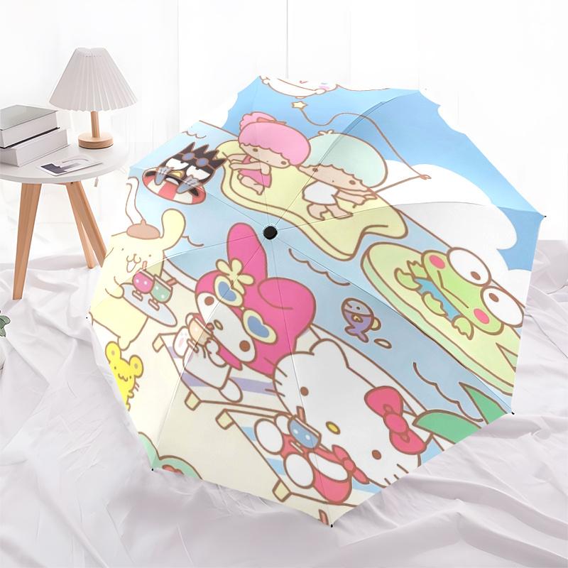 1pc Hello Kitty & Friends Automatic Opening/Closing Umbrella - Portable Three-Fold Design with 8-Bone Iron Frame - Outdoor - Perfect Gift for Fans, Tr
1pc Hello Kitty & Friends Automatic Opening/Closing Umbrella - Portable Three-Fold Design with 8-Bone Iron Frame - Outdoor - Perfect Gift for Fans, Tr
