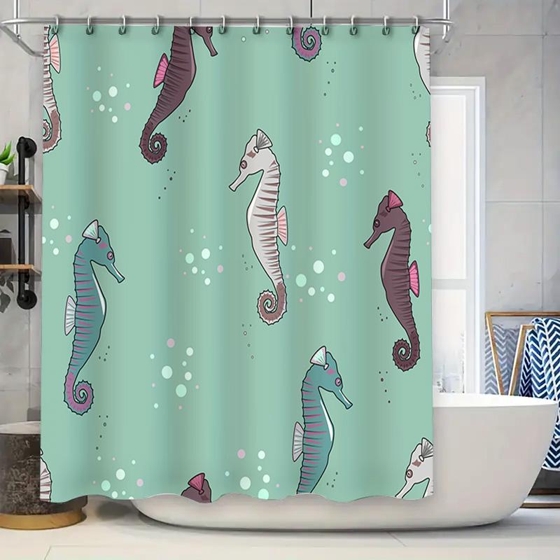 Шторки для душа с принтом морского конька, сумка для хранения туалетной бумаги, водонепроницаемый домашний декор, аксессуары для ванной комнаты, декоративный набор 90x180cm
Шторки для душа с принтом морского конька, сумка для хранения туалетной бумаги, водонепроницаемый домашний декор, аксессуары для ванной комнаты, декоративный набор 90x180cm