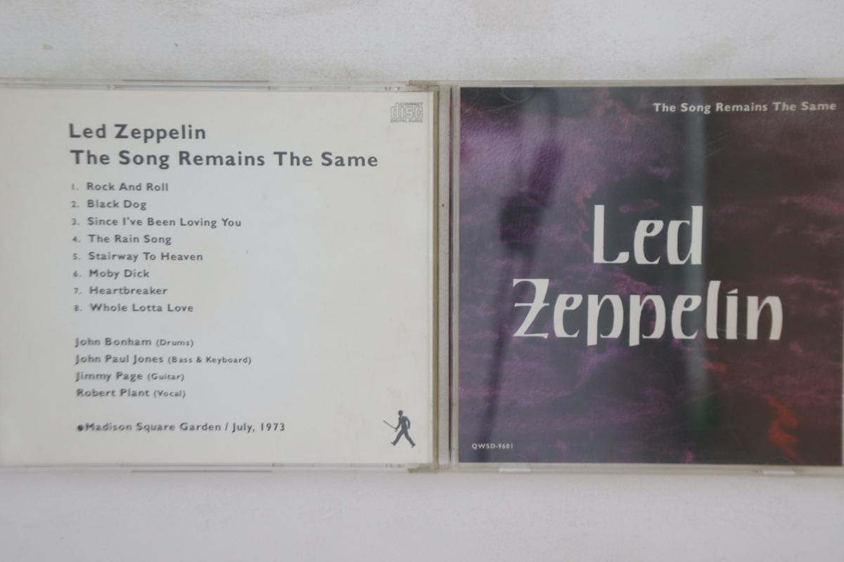 CD LED ZEPPELIN - Song Remains The Same QWSD9601 NOT ON LABEL 1993 Unknown Rock Used
CD LED ZEPPELIN - Song Remains The Same QWSD9601 NOT ON LABEL 1993 Unknown Rock Used