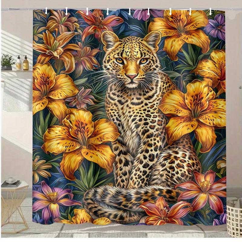Black And White Line Animals Washable Dirt-Resistant Shower Curtain Shower Head Waterproof Polyester Bath Curtain For Home Decor W60H190(CM)-1 Pcs
Black And White Line Animals Washable Dirt-Resistant Shower Curtain Shower Head Waterproof Polyester Bath Curtain For Home Decor W60H190(CM)-1 Pcs