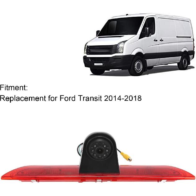 Камера заднего вида для автомобиля, высоко расположенный стоп-сигнал, камера заднего хода, DC12V, угол обзора 170°, IP67 для Transit 2014‑2018
Камера заднего вида для автомобиля, высоко расположенный стоп-сигнал, камера заднего хода, DC12V, угол обзора 170°, IP67 для Transit 2014‑2018