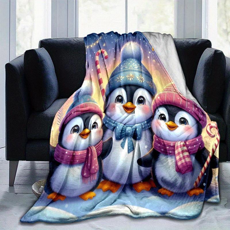 1pc Christmas Penguin Printing Lightweight Flannel Blanket, Comfortable and Warm Blanket, for Camping Sofa Bed and Couch Office, Gift 100x150cm
1pc Christmas Penguin Printing Lightweight Flannel Blanket, Comfortable and Warm Blanket, for Camping Sofa Bed and Couch Office, Gift 100x150cm