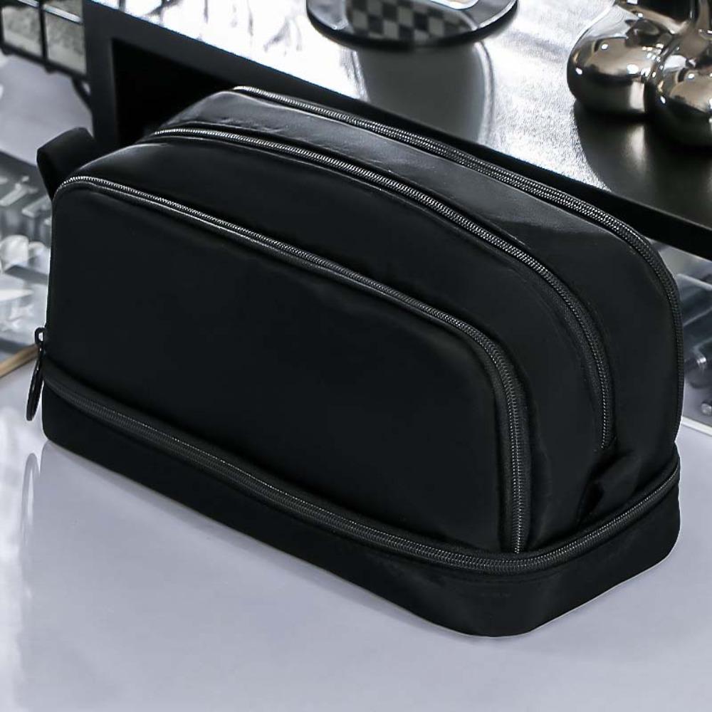 Minimalist Dual-side Open Pen Bag Zipper Portable Handle Storage Pouch Student чорний
Minimalist Dual-side Open Pen Bag Zipper Portable Handle Storage Pouch Student чорний