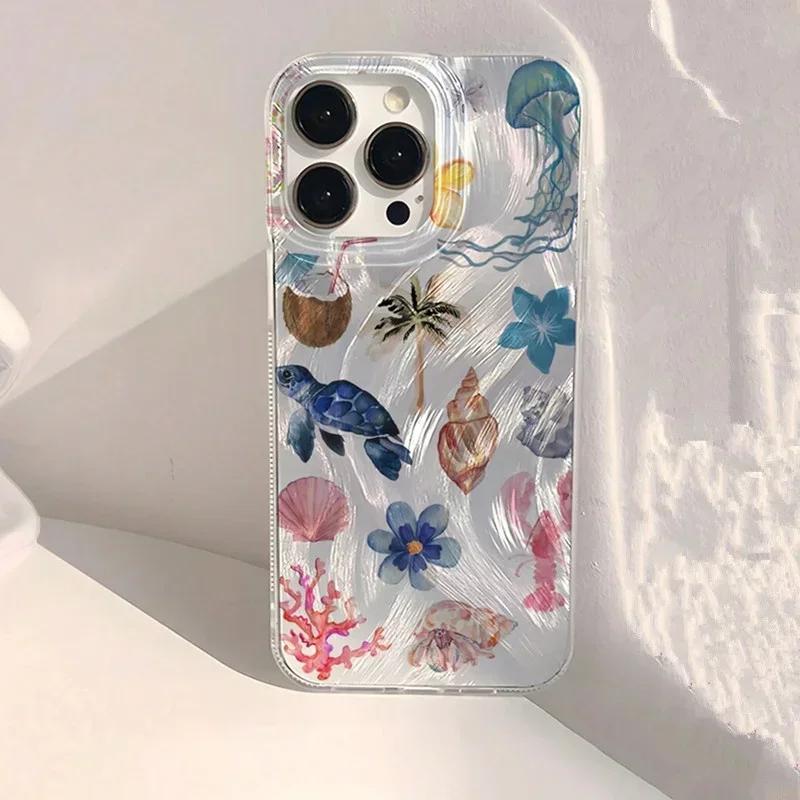 Luxury Ocean Whale Starfish Swimming Phone Case for iPhone 16 15 14 13 12 11 Pro Max X Xs XR XSMax 8 Plus Feather Texture Cover iPhone 14
Luxury Ocean Whale Starfish Swimming Phone Case for iPhone 16 15 14 13 12 11 Pro Max X Xs XR XSMax 8 Plus Feather Texture Cover iPhone 14
