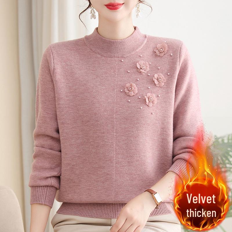 Stylish Plus-Size Velvet Knit Sweater for Middle-Aged and Elderly Women – Warm, Loose, Winter Wear 4XL (130-140 jin)
Stylish Plus-Size Velvet Knit Sweater for Middle-Aged and Elderly Women – Warm, Loose, Winter Wear 4XL (130-140 jin)