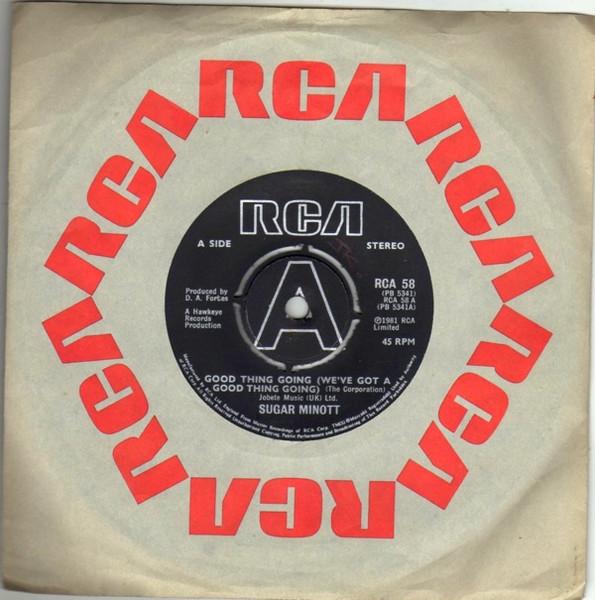 7inch Record SUGAR MINOTT DESI ROOTS Good Thing Going Hung Up RCA58 RCA 1981 UK Reggae Ska Dub Used
7inch Record SUGAR MINOTT DESI ROOTS Good Thing Going Hung Up RCA58 RCA 1981 UK Reggae Ska Dub Used