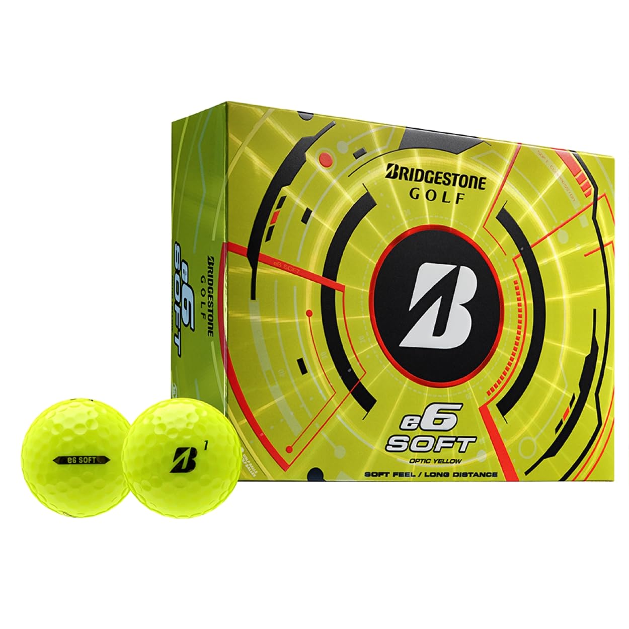 BS Bridgestone Golf 2025 e6 Soft Golf Balls 1 Dozen (12 Balls) BRIDGESTONE GOLF USA Direct Import Yellow
BS Bridgestone Golf 2025 e6 Soft Golf Balls 1 Dozen (12 Balls) BRIDGESTONE GOLF USA Direct Import Yellow