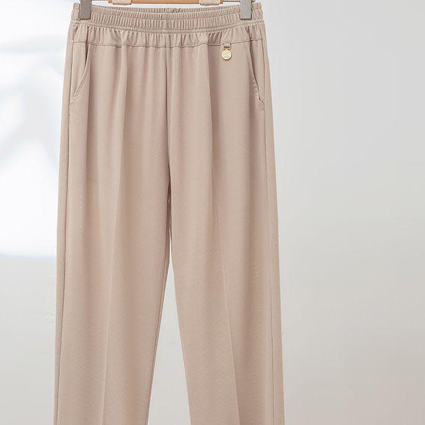 Women s Ice Silk High-Waist Loose Straight-Leg Pants for Summer - Comfortable Fit for Middle-Aged and Elderly XL (90-110 jin)
Women s Ice Silk High-Waist Loose Straight-Leg Pants for Summer - Comfortable Fit for Middle-Aged and Elderly XL (90-110 jin)