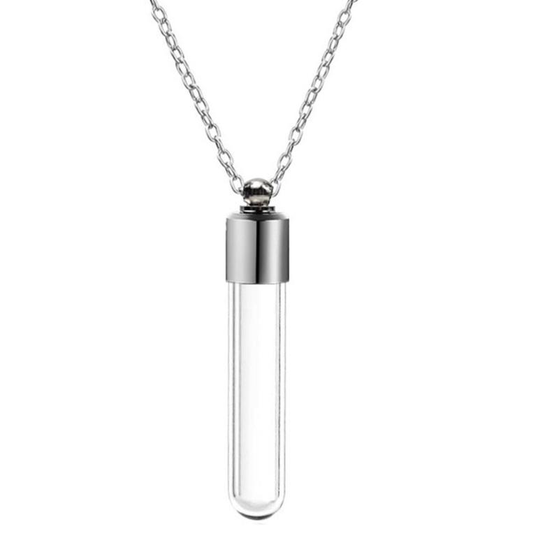Glass Perfume Vial Pendant Wishing Bottle Clear Charm Glass Bottle Necklace Jewelry Gift Glass Bottle Necklace Transparent Glass
Glass Perfume Vial Pendant Wishing Bottle Clear Charm Glass Bottle Necklace Jewelry Gift Glass Bottle Necklace Transparent Glass