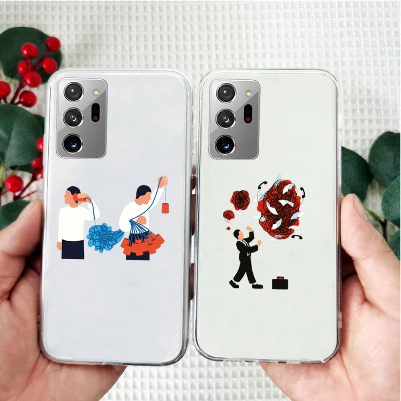 Creative Design Hand Drawns Phone Case For Samsung S20 S22 S30 S10 E 20 Fe Note 10 Pro A12 A42 A71 A91 M32 Transparent Cover Galaxy S10
Creative Design Hand Drawns Phone Case For Samsung S20 S22 S30 S10 E 20 Fe Note 10 Pro A12 A42 A71 A91 M32 Transparent Cover Galaxy S10