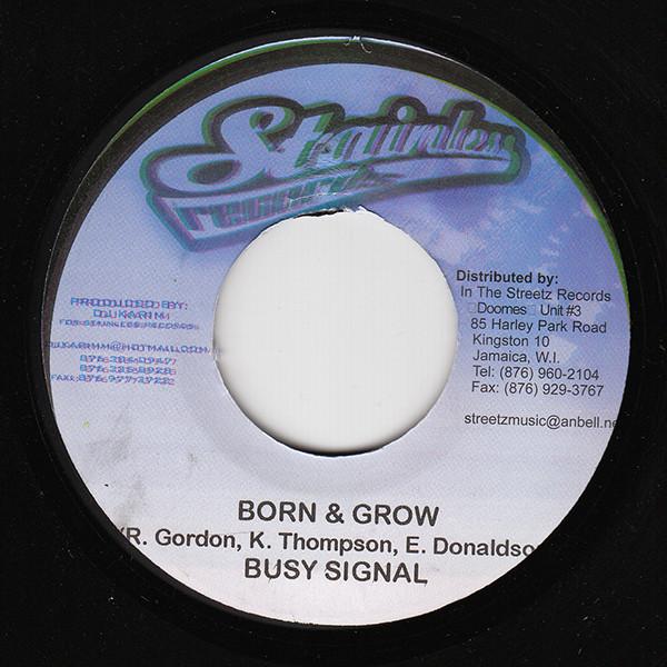 7inch Record BUSY SIGNAL - Born & Grow NONE Stainless Recor Jamaica Reggae, Ska & Dub Used
7inch Record BUSY SIGNAL - Born & Grow NONE Stainless Recor Jamaica Reggae, Ska & Dub Used