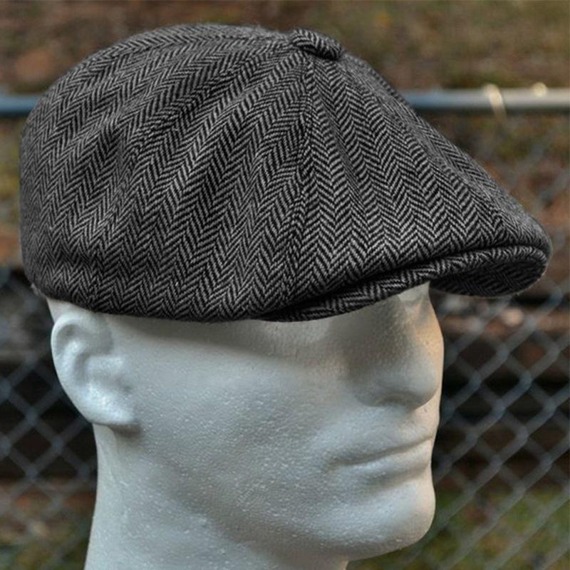 Men herringbone style berets retro woolen top felt hat fashion wild casual berets flat berets One Size коричневий
Men herringbone style berets retro woolen top felt hat fashion wild casual berets flat berets One Size коричневий