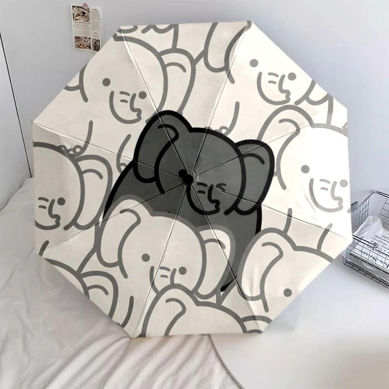 1 PC Elephant Automatic Folding Umbrella - Cartoon Pattern, Portable & Foldable Design with 8 Ribs, Christmas Birthday Gifts
1 PC Elephant Automatic Folding Umbrella - Cartoon Pattern, Portable & Foldable Design with 8 Ribs, Christmas Birthday Gifts