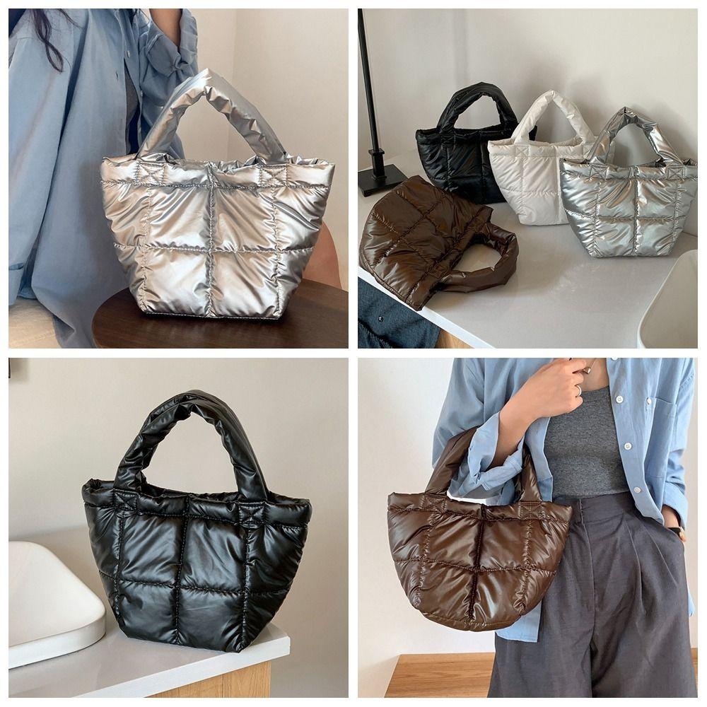Корейский стиль Сумка-тоут Cloud Bag большой емкости из нейлона Space Cotton Tote Bag Осень Зима
Корейский стиль Сумка-тоут Cloud Bag большой емкости из нейлона Space Cotton Tote Bag Осень Зима