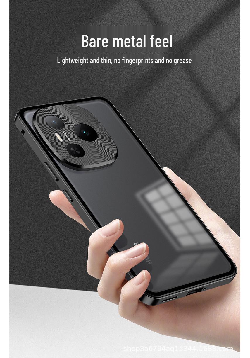 Honor Phone Case: Metal Magnetic, Anti-Drop, Anti-Fingerprint, Single-Sided Snap Button, Full Coverage Metal Shell with Snap Button - Silver
Honor Phone Case: Metal Magnetic, Anti-Drop, Anti-Fingerprint, Single-Sided Snap Button, Full Coverage Metal Shell with Snap Button - Silver