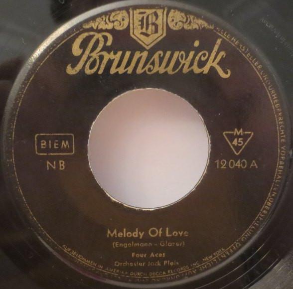 7inch Record FOUR ACES Melody Of Love 12040 Brunswick Germany Pop Used
7inch Record FOUR ACES Melody Of Love 12040 Brunswick Germany Pop Used