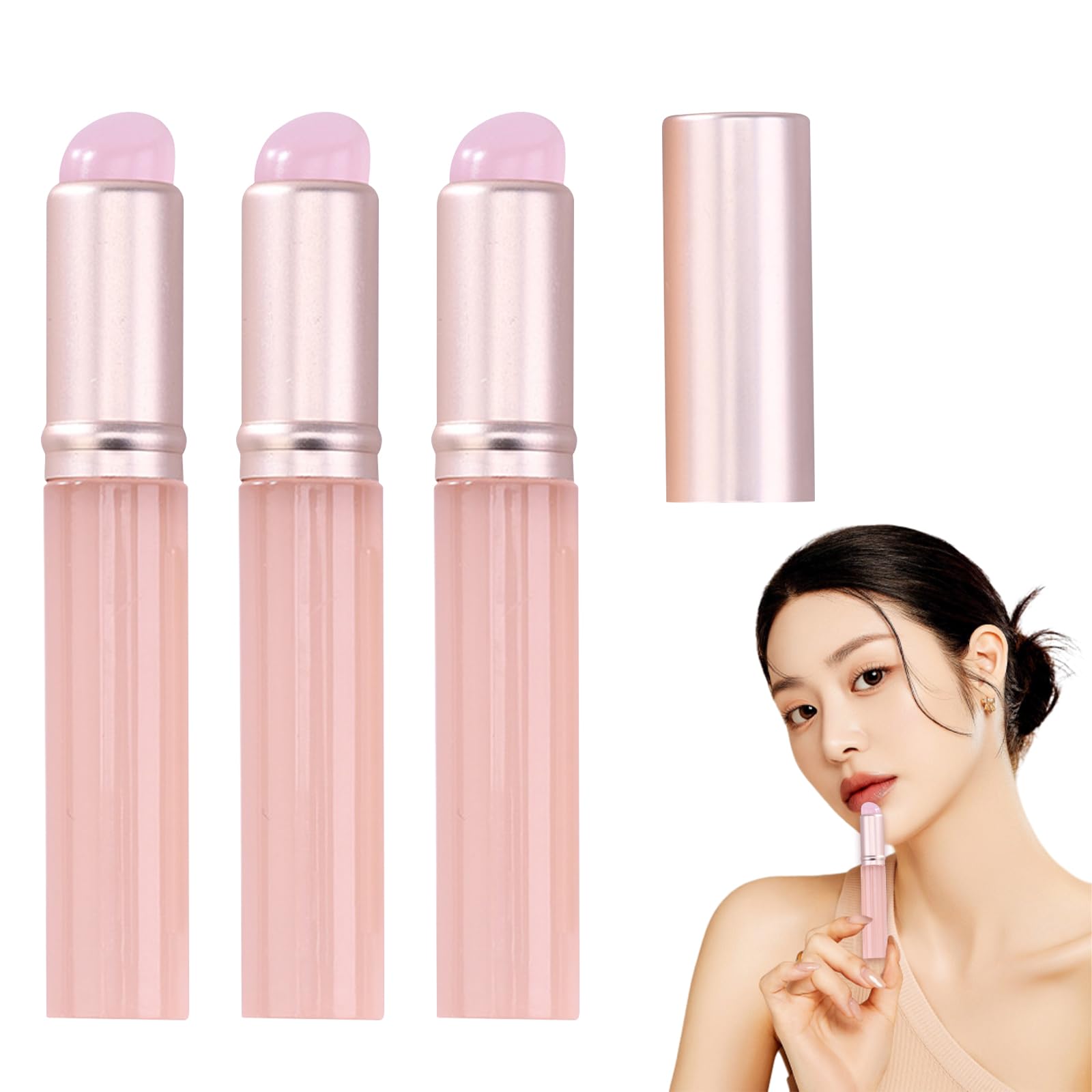 Coollooda Silicone Lip Brushes of Round Head Makeup Lipstick Silicone Concealer Round Makeup Suitable for Sensitive Business Beginner Gift (Set 3) - рожевий
Coollooda Silicone Lip Brushes of Round Head Makeup Lipstick Silicone Concealer Round Makeup Suitable for Sensitive Business Beginner Gift (Set 3) - рожевий