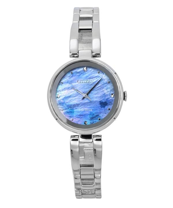 Жіночий годинник Citizen Eco-Drive з нержавіючої сталі Beginning Blue Mother of Pearl Dial EM0801-85N перламутровий колір
Жіночий годинник Citizen Eco-Drive з нержавіючої сталі Beginning Blue Mother of Pearl Dial EM0801-85N перламутровий колір
